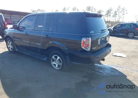 2007 Honda Pilot Ex-L из США, поврежденный, VIN 5FNYF186X7B003788
